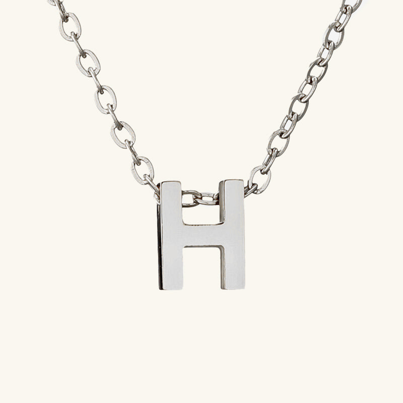 Single Letter Necklace - Wrenlee