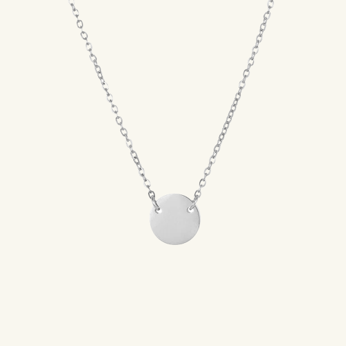 Round Charm Pendant Necklace - Wrenlee